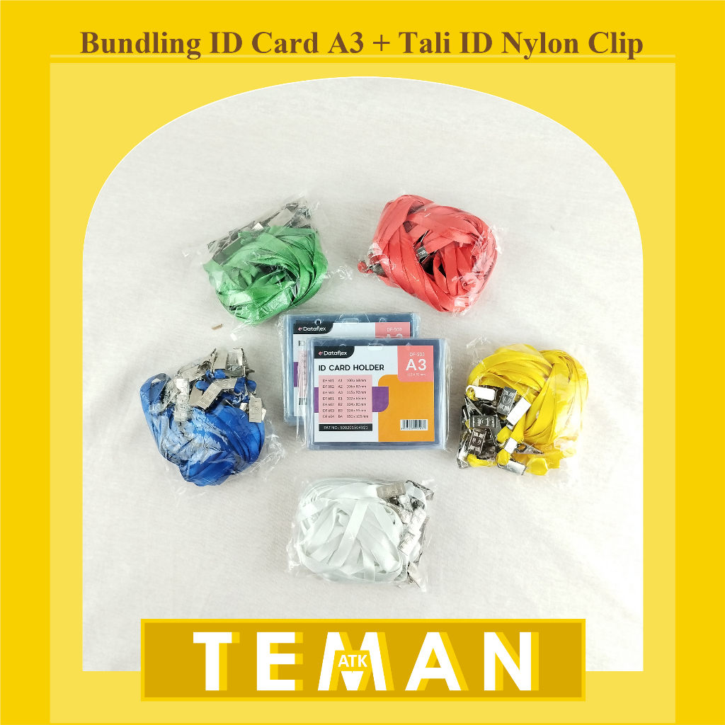 Bundling ID Card A3 + Iron Clip Nylon Rope (NYL) | Shopee Malaysia