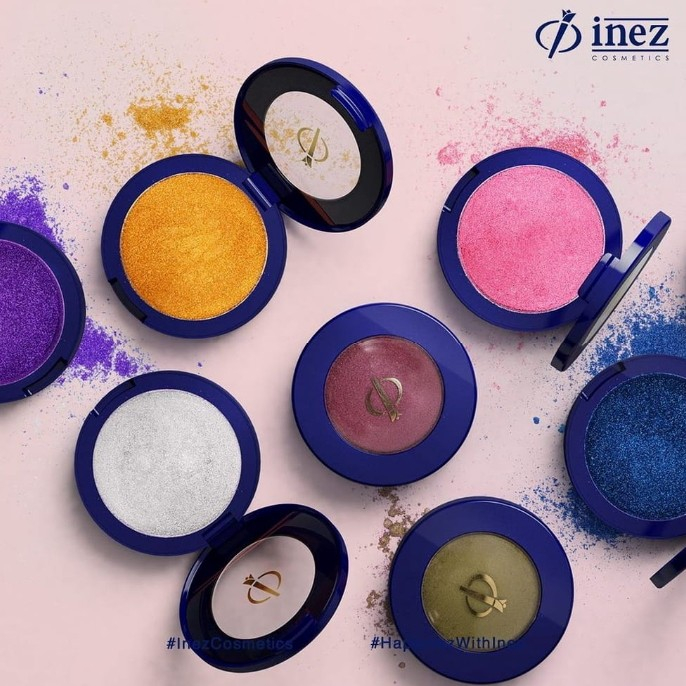 Inez Color Contour Plus Loose Eyeshadow Powder (New Case) Shopee Malaysia