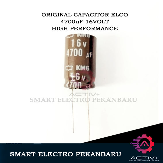 Original Capacitor ELCO 4700Uf 16V Capacitor 4700Uf 16VOLT Electrolyte ...