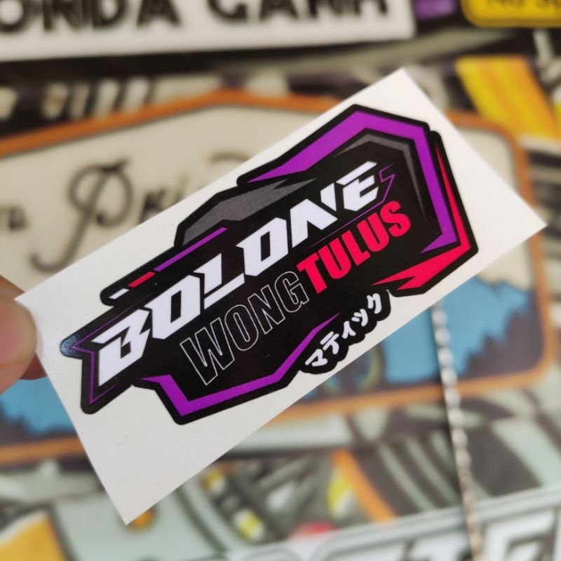 Sincerely wong bolone sticker (GLOSSY) | Shopee Malaysia