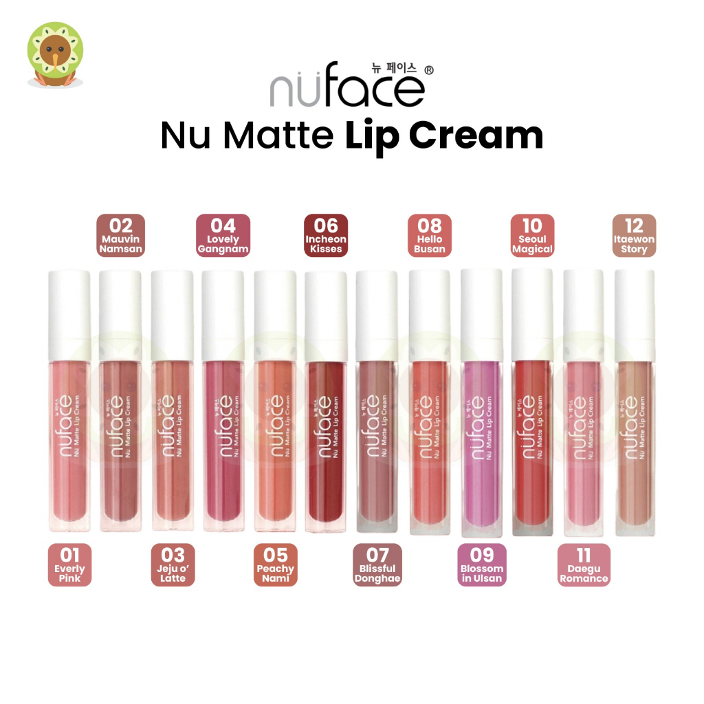 Nuface NU MATTE LIP CREAM - NU FACE LIPCREAM | Shopee Malaysia