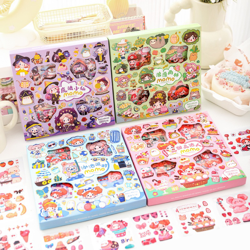 Momo Sticker Buttonscarves 100pcs - New Momo Sticker | Shopee Malaysia