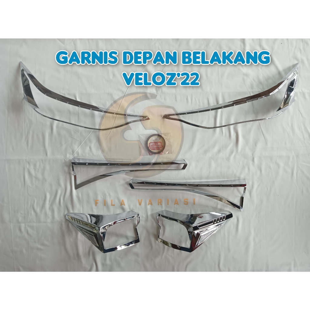 Toyota Veloz 2022 Car Headlight Garnish Chrome Color | Shopee Malaysia