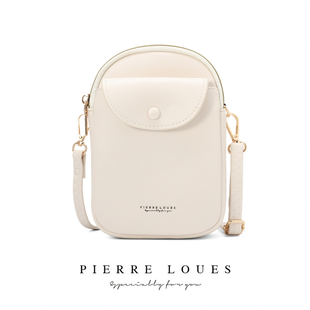 PIERRE LOUES Ilona Women's Sling Bag PU Leather Premium BAEOS