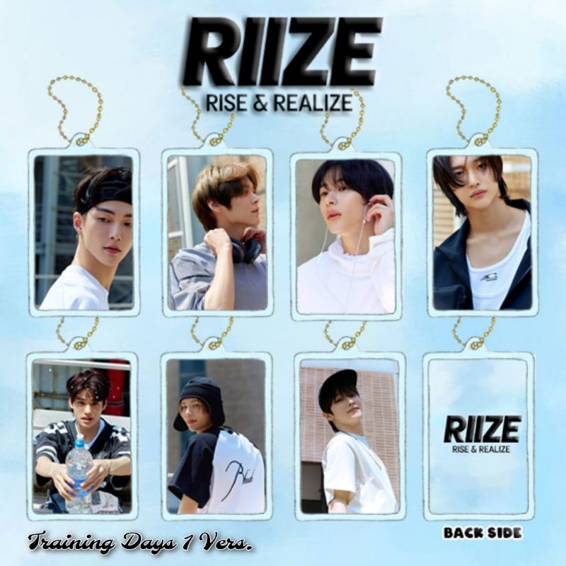 GANTUNGAN Riize Get a Guitar Acrylic Clear Keychain Clear Acrylic ...