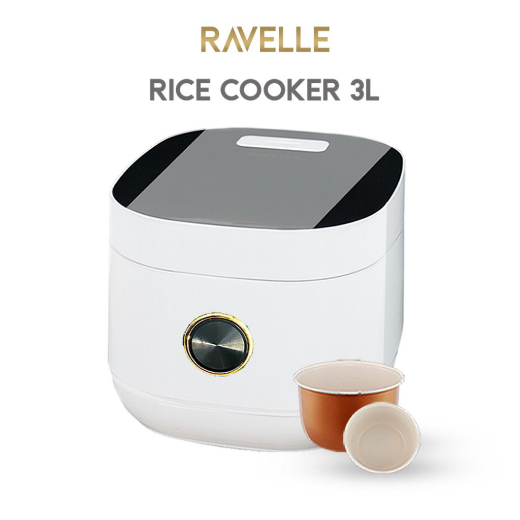 Ravelle Rice Cooker Digital Low Carbo 3 Liter Rice Cooker Low Watt