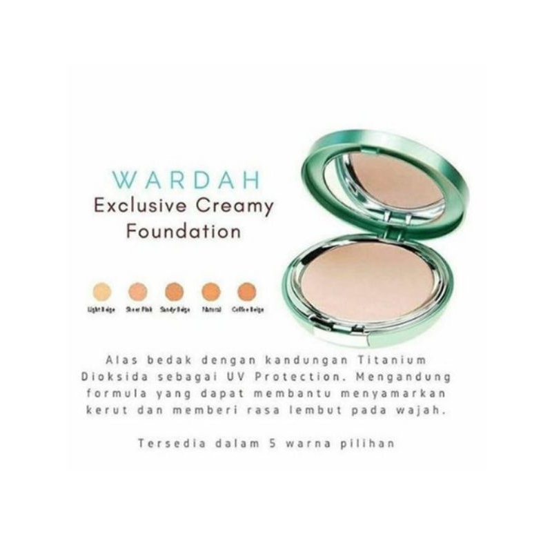 Wardah EXCLUSIVE CREAMY FOUNDATION 100% ORIGINAL | Shopee Malaysia