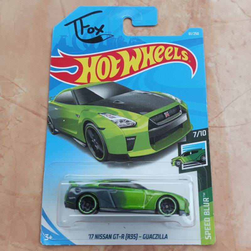 Hot Wheels 17 NISSAN GTR R35 GUACZILLA | Shopee Malaysia