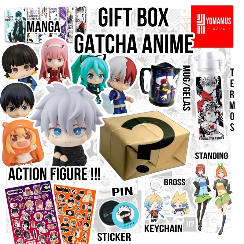 Anime GIFT BOX/GATCHA ANIME BOX/ANIME FANKIT/ANIME Surprise BOX ANIME
