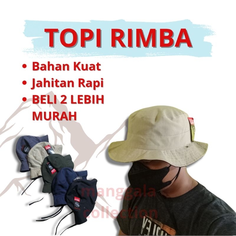 Men's RIMBA HAT OUTDOOR HIKING MENDAKI MOUNTAIN | Shopee Malaysia