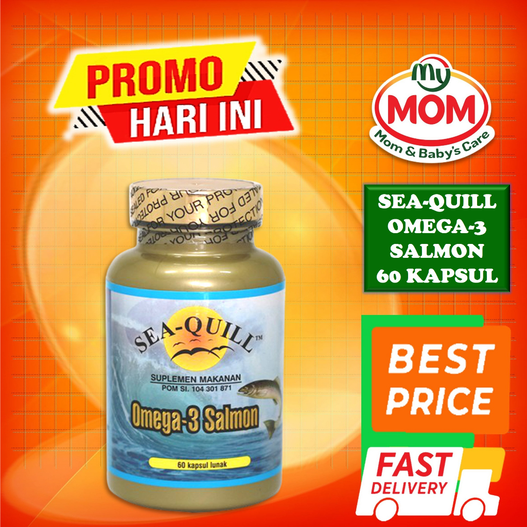 Seaquill Omega 3 Salmon 60 Softgel/Sea Quill Fish Oil/Seaquill Omega3