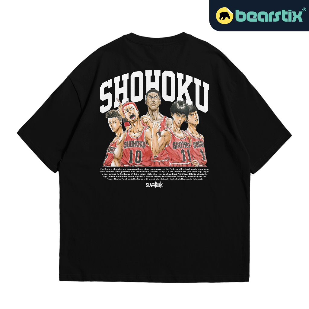 Bearstix - Tshirt Oversize Shohoku High School - Kaos The First Slam ...