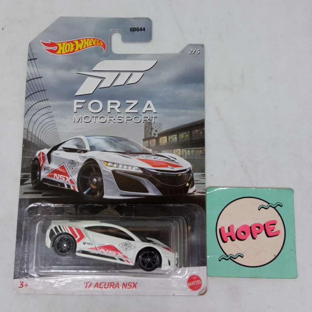 Hot Wheels 17 Acura NSX - Auto In Scala 1:64 Della Serie Forza Motorsport | Regalo Per Collezionisti E Bambini 3+ Anni