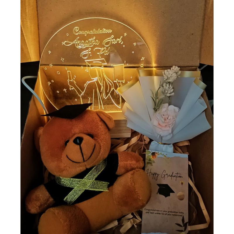 Graduation hampers Graduation Gift Acrylic Light set | Shopee Malaysia