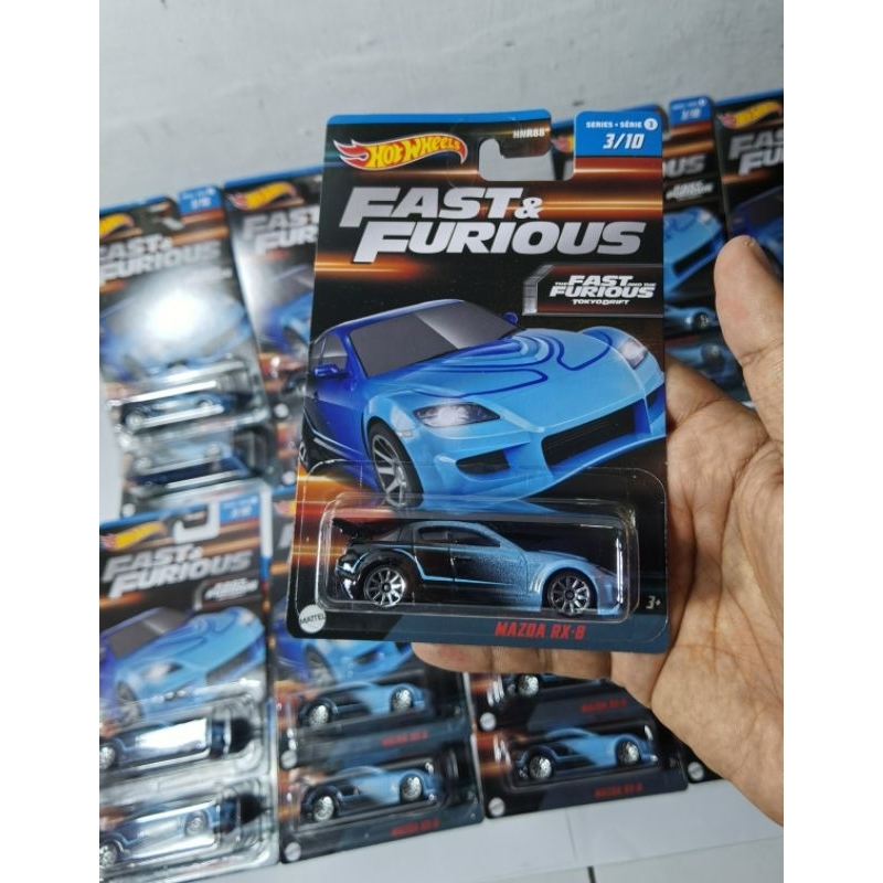 Hot Wheels fast furious Blue wave 3 Mazda Rx8 New Release 2023 | Shopee ...