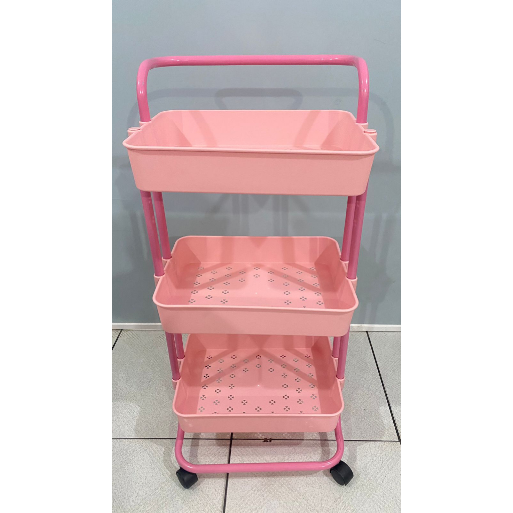 Shenar TROLLEY RACK SALON UTILITY CART ROLLING 3 TIER SERVICE ...