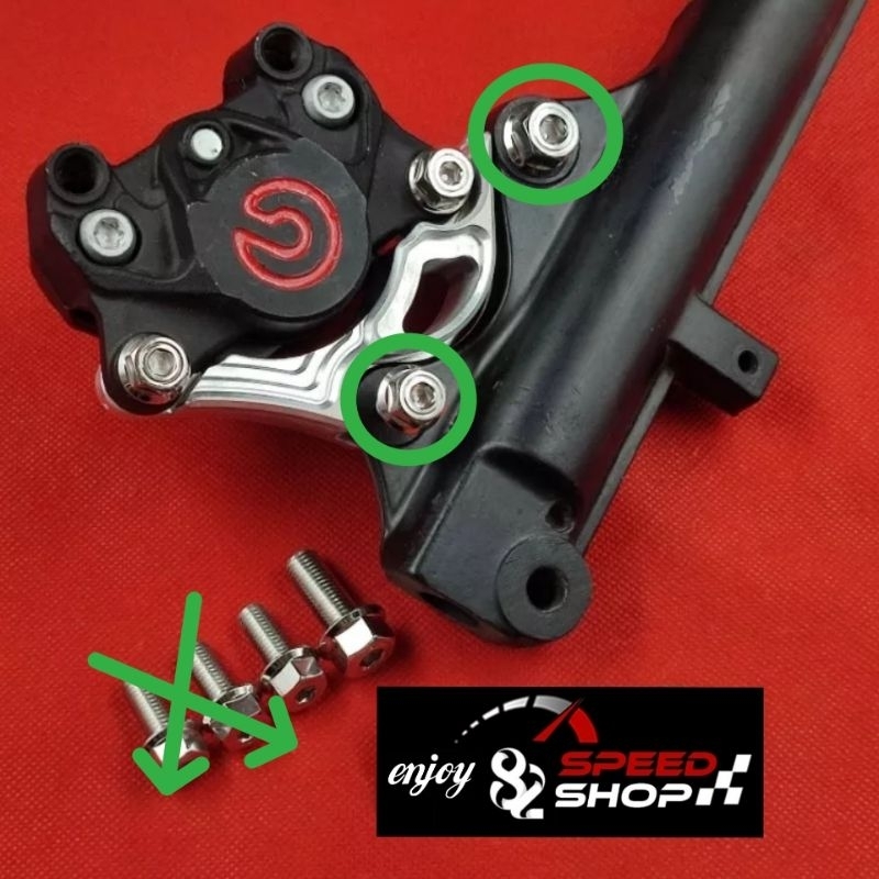 Probolt Bolt 2p/standard From Bracket To mio sporty Tube And mio smile ...