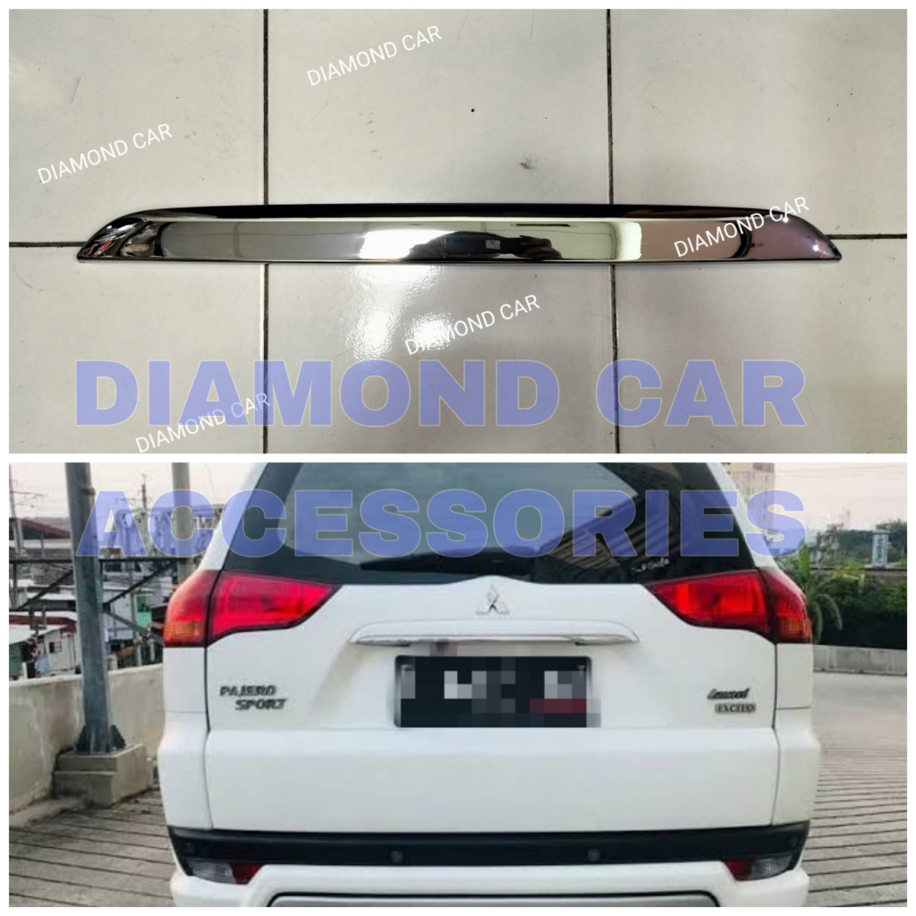 Pajero SPORT Rear TRUNK LID CHROME TRUNK LIST Shopee Malaysia
