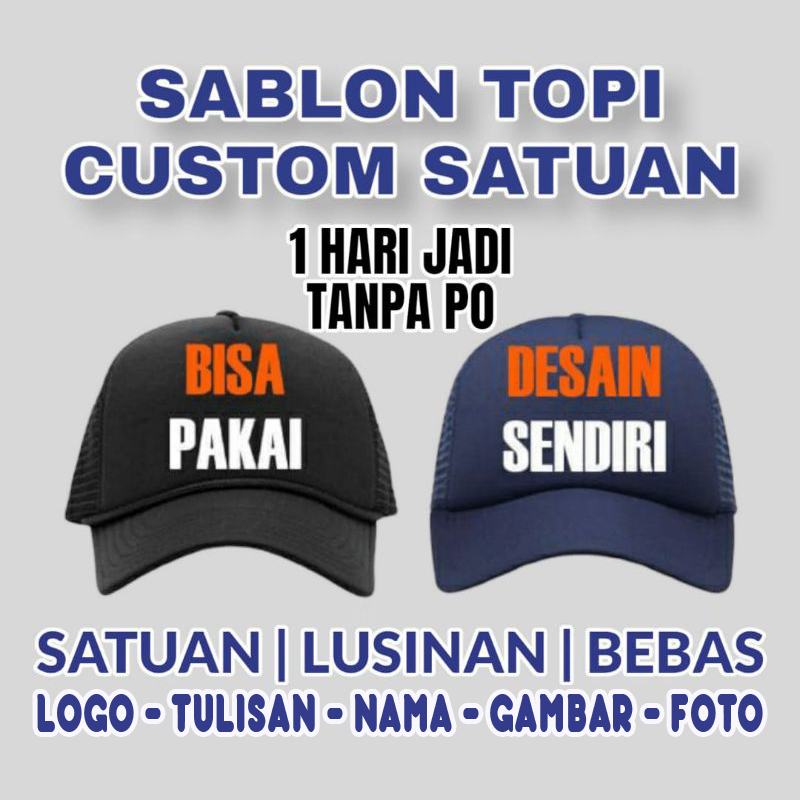 Men's Mesh Hat Screen Printing Trucker Hat Screen Printing Custom