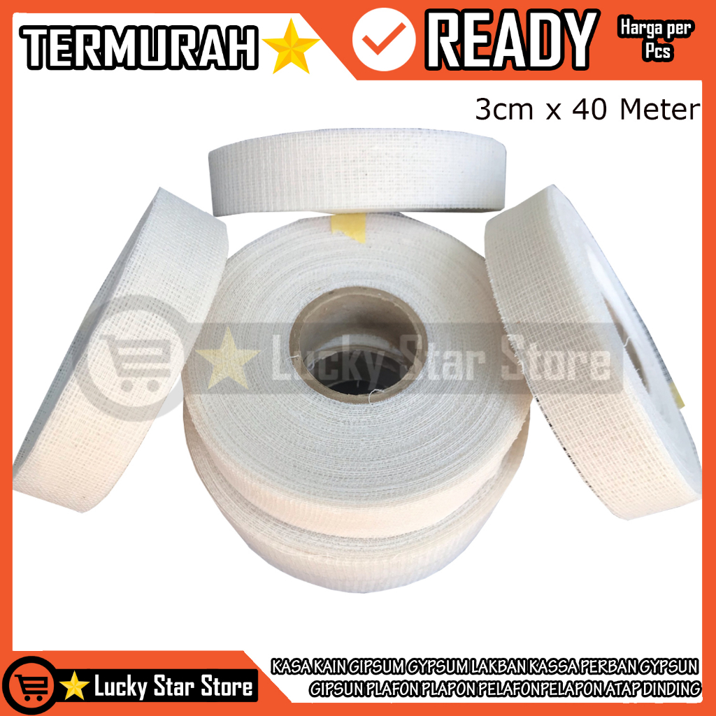 Gypsum Fabric GYPSUM Gauze 3cm 40m KASSA Duct Tape GYPSUN Bandage