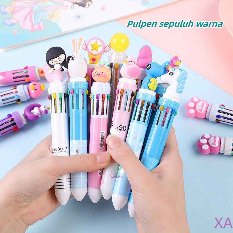 Fancy PEN 10 COLORS / COLOR PEN (1 PCS) | Shopee Malaysia