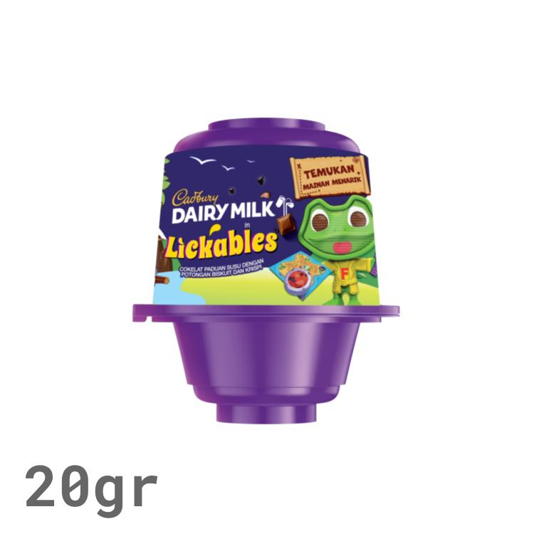 Cadbury Dairy Milk Lickables Chocolate 20g Shopee Malaysia