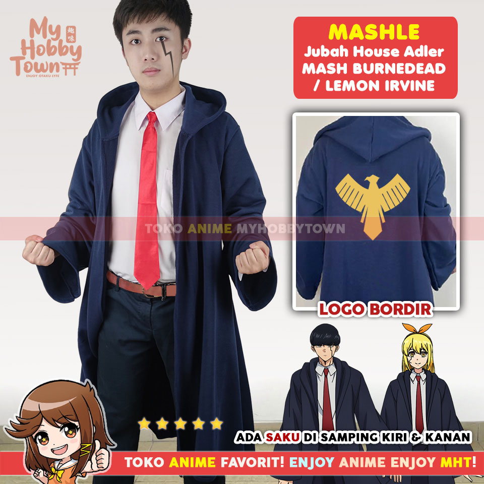 Cloak Anime Cosplay Mashle Jacket Hoodie House Adler Mash Burnedead Lemon Irvine Finn Ames Lance