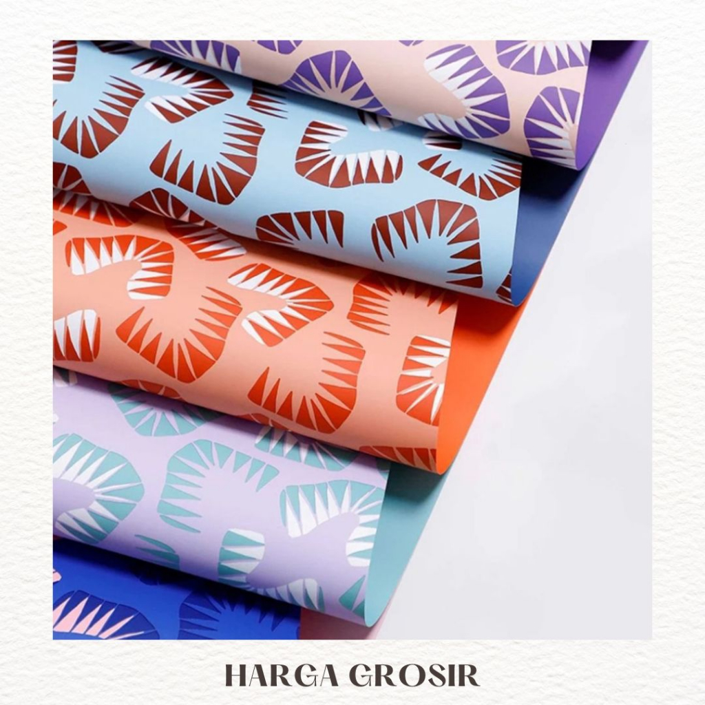 Paper BOUQUET WRAPPING PAPER MODERN WATERPROOF CELLOPHANE FLOWER