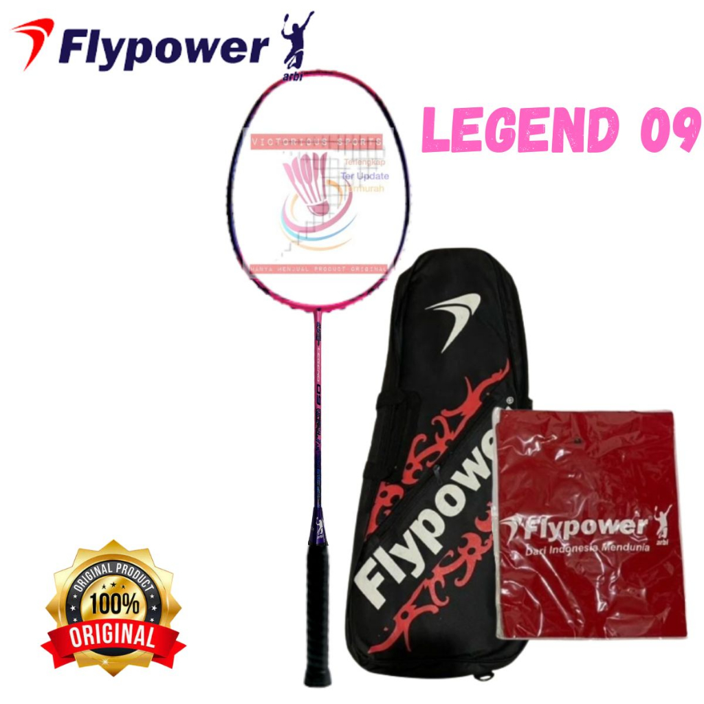 Flypower BADMINTON Racket FLYPOWER LEGEND 09 ORIGINAL | Shopee Malaysia