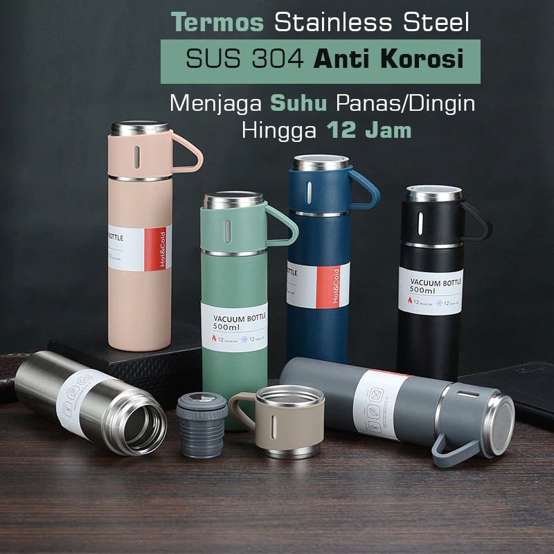 TERMOS Viral - Thermos Drinking Bottle 500ml vacuum Cup Stainless ...