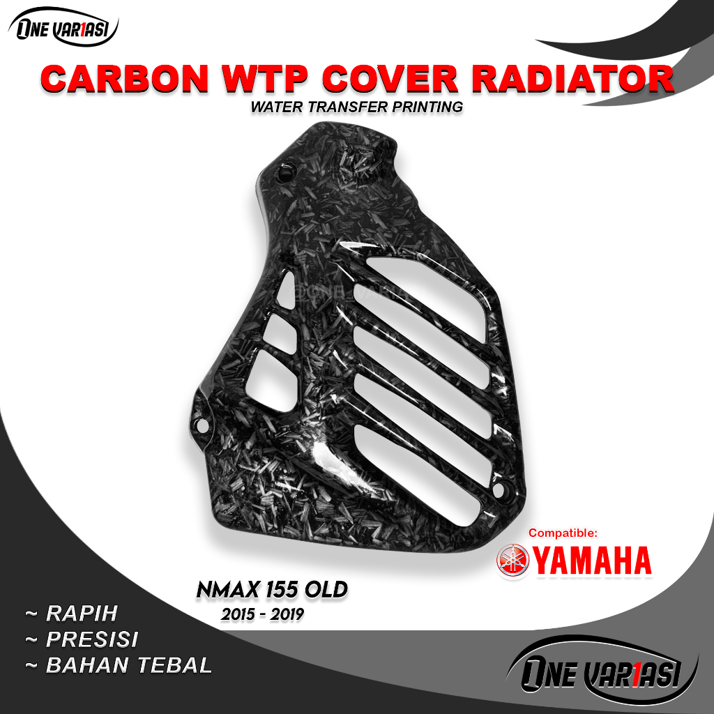 Nmax 155 OLD CARBON FORGED RADIATOR COVER / OLD NMAX CARBON FORGED ...