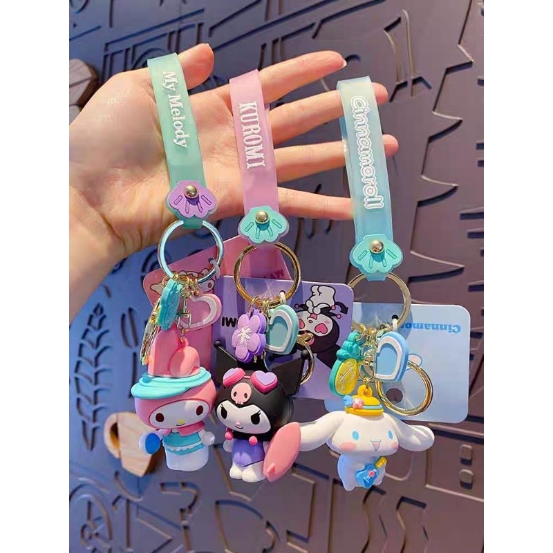 GANTUNGAN Sanrio Original Bag Keychain My Melody Cinnamoroll Kuromi ...