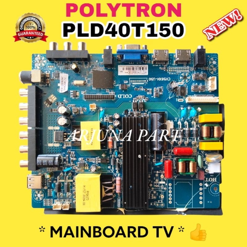 MESIN POLYTRON TV MAINBOARD PLD40T150 / MB TV POLYTRON PLD40T150 ...