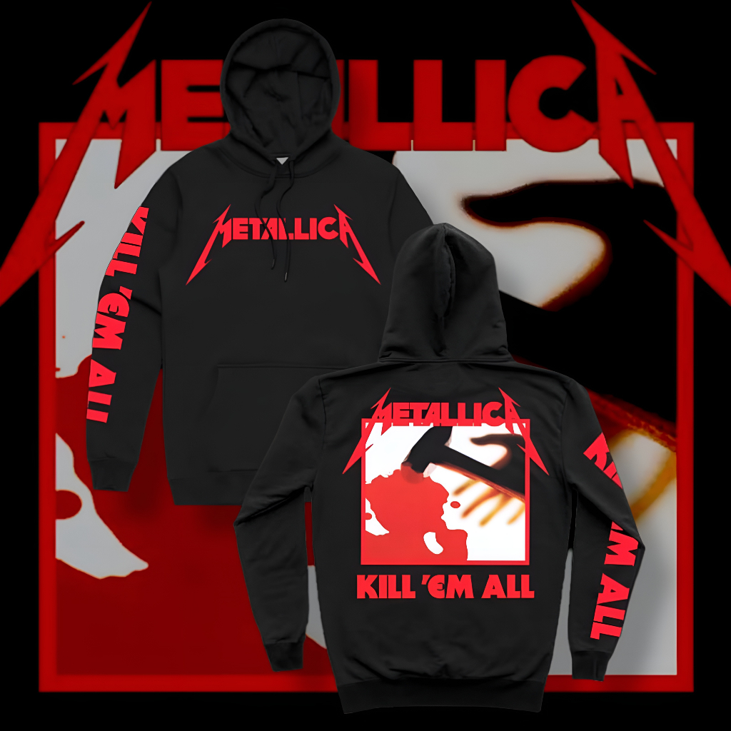 Hoodie METALLICA KILL EM ALL Shopee Malaysia