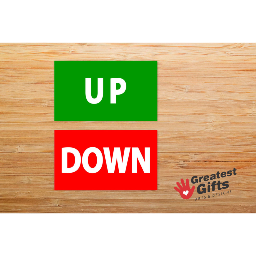 Sticker Instruction K3 UP DOWN UP And DOWN English Shopee Malaysia