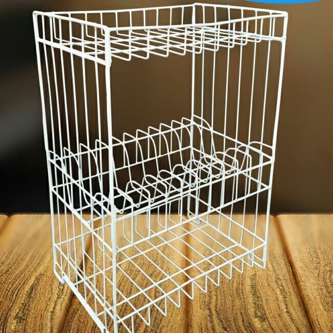 RPK RPL Kitchen Dish Rack 2 and 3 Tiers Rak Pinggan Mangkuk Rak Dapur ...