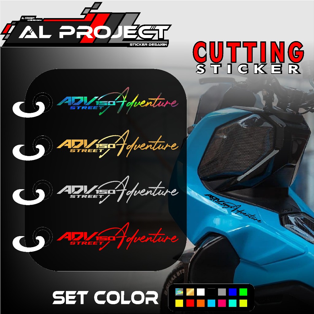 Cutting Sticker Variations Of HONDA ADV 150 Motorcycle - Cutting ...