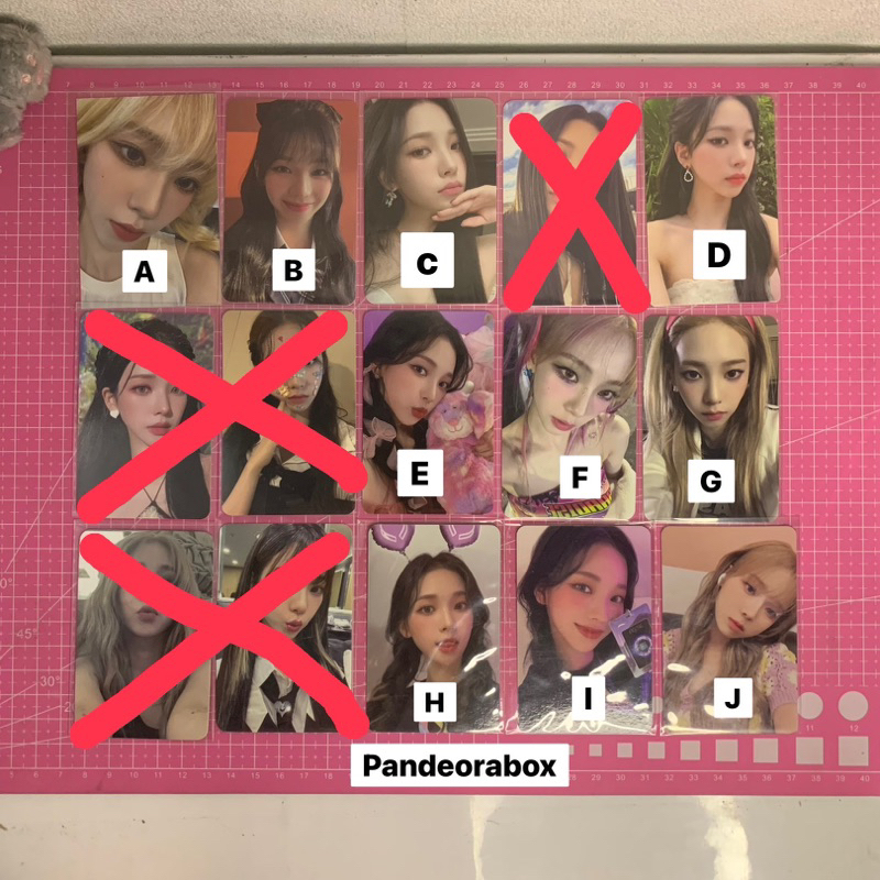 aespa SHOPEE kpopmerch 40枚 トレカ