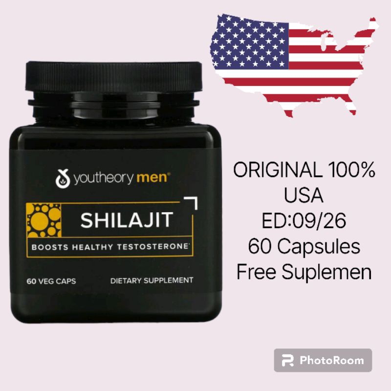 Youtheory Men Shilajit 60 Veg Caps Pre Order Usa Shopee Malaysia