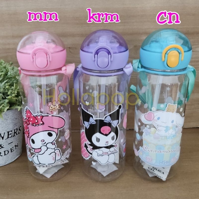 Hop Kuromi Cinnamoroll My Melody Suction Drink Bottle 550ml | Shopee ...