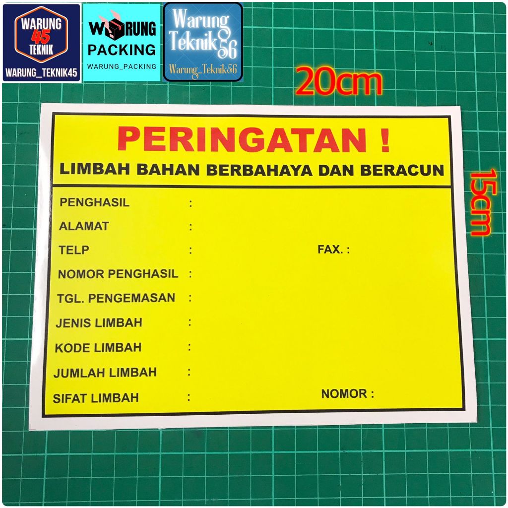 K3/ Waste B3/ Waste B3/ Waste Cart Label Sticker | Shopee Malaysia