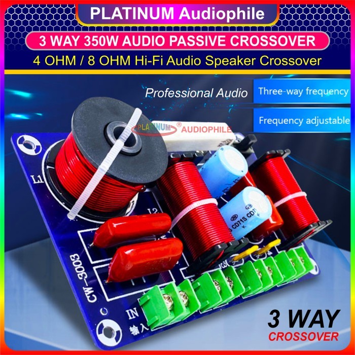 Passive Crossover 3 Way Passive Speaker Crossover Low Mid High CW3003