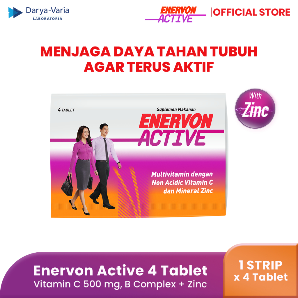 [Special Price] Enervon Active Vitamin C And B Complex Contains 4