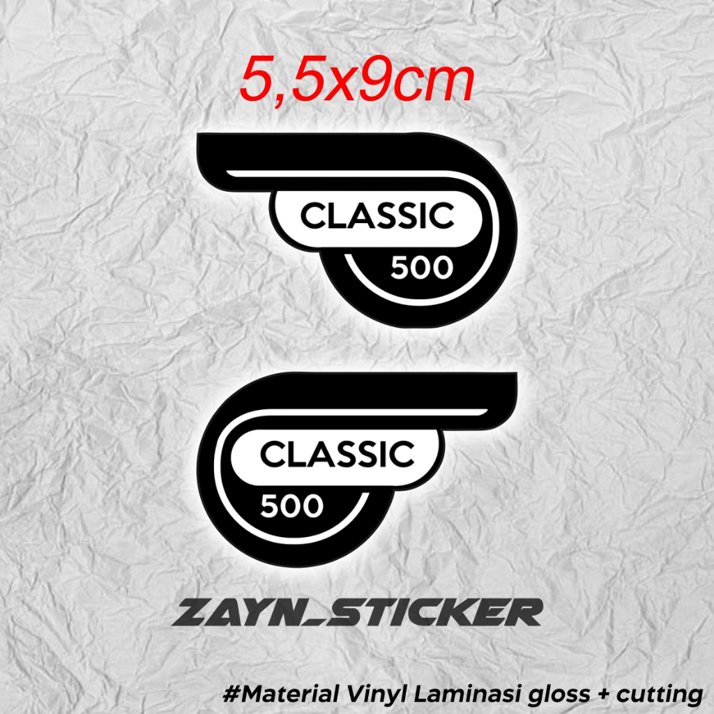 STICKER SIDEPANEL CLASSIC 500 ROYAL ENFIELD | Shopee Malaysia