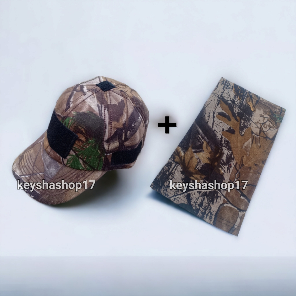 Realtree extra motif hat + buff Baseball Cap | Shopee Malaysia