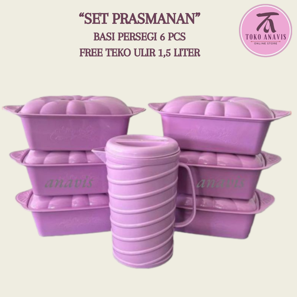 6+1 Buffet set Stale Square And Plastic Teapot Buffet set Plastic