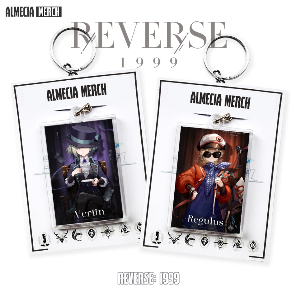 GANTUNGAN Reverse Keychain 1999 Vertin Reverse Character Keychain/ 1999 ...