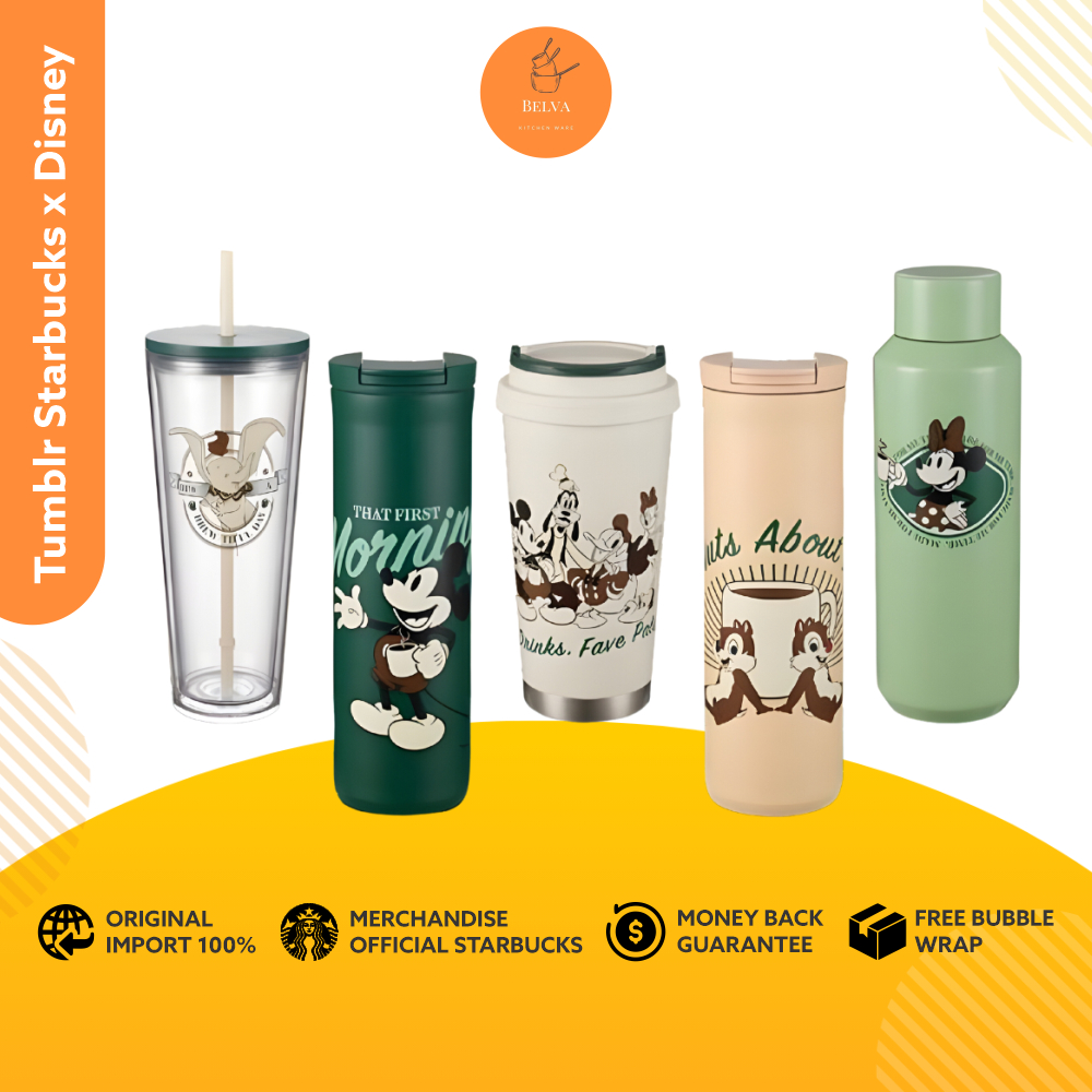 Tumbler Starbucks x Disney Merchandise Chip and Dale Mickey Minnie ...