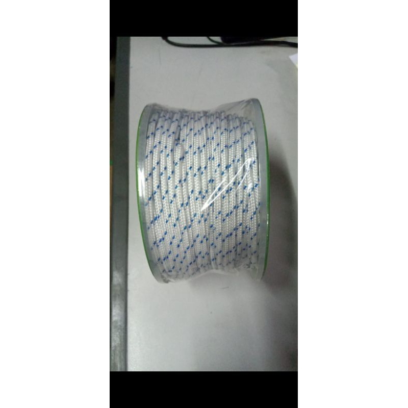 50 meter 4 milli dotted nylon rope, 5 milli starter rope, 6 milli ...