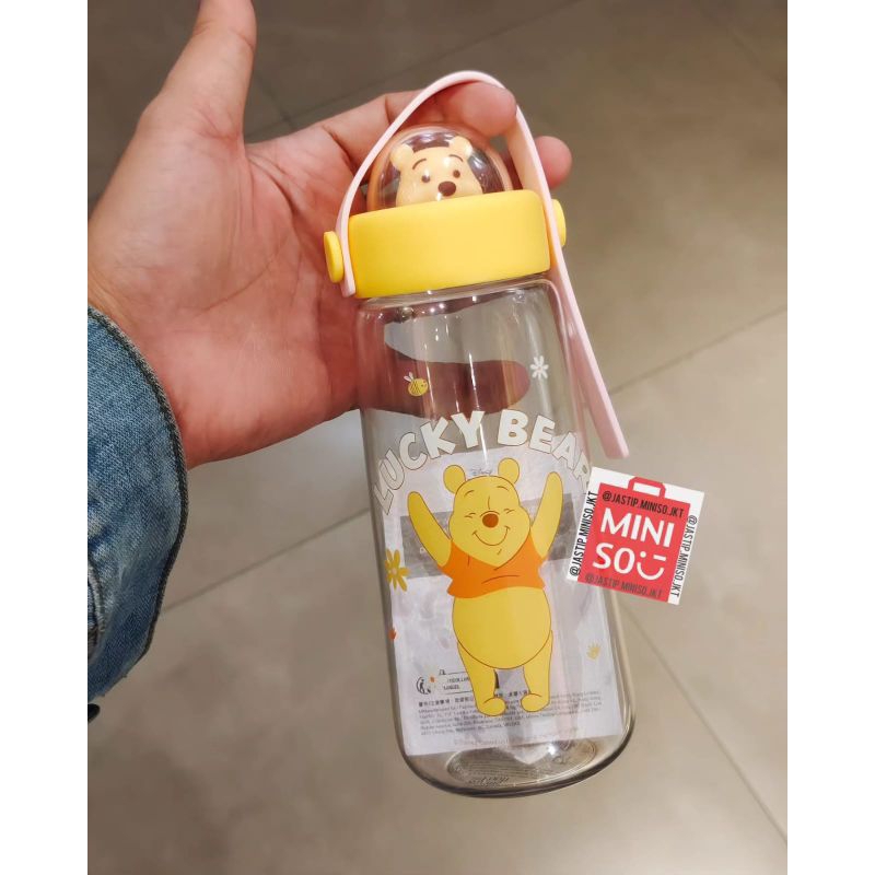 Miniso DISNEY Winnie the Pooh Collection Plastic Drinking Bottle (600ml ...